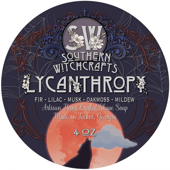 Southern Witchcrafts - Lycanthropy - Vegan Shave Soap