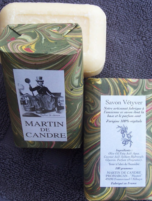 Martin de Candre - Bar Soap 100g - Vetyver (Vetiver) www.martindecandre.com