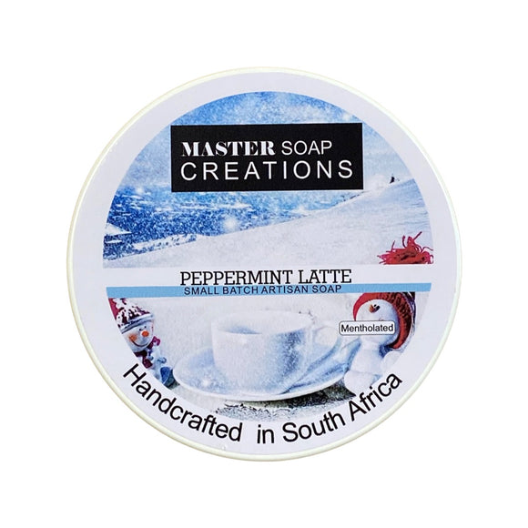 Master Soap Creations - Peppermint Latte - Shaving Soap
