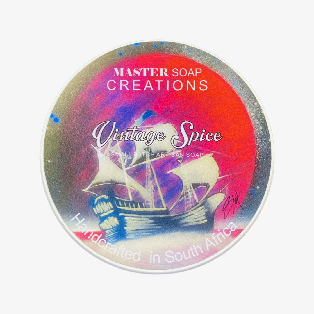 Master Soap Creations - Vintage Spice - Shaving Soap