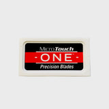 Micro Touch One - Precision Platinum Stainless Steel Double Edge Blades - Pack of 5 Blades