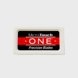 Micro Touch One - Precision Platinum Stainless Steel Double Edge Razor Blades - Pack of 5 Blades