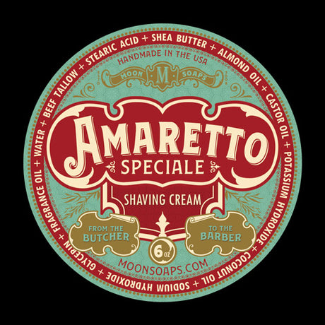 Moon Soaps - Shaving Soap - Amaretto Speciale