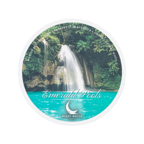 Night Watch Soap Co. - Emerald Pools - Artisan Shave Soap