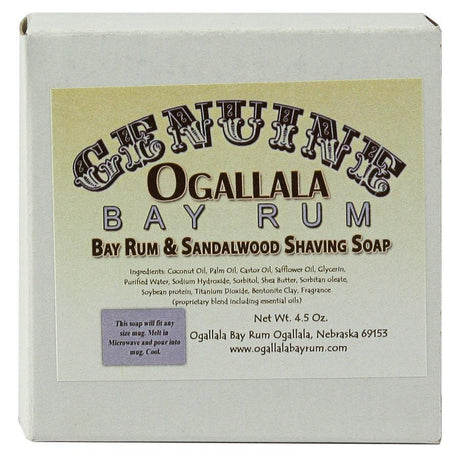Ogallala - Shaving Soap - Bay Rum & Sandalwood