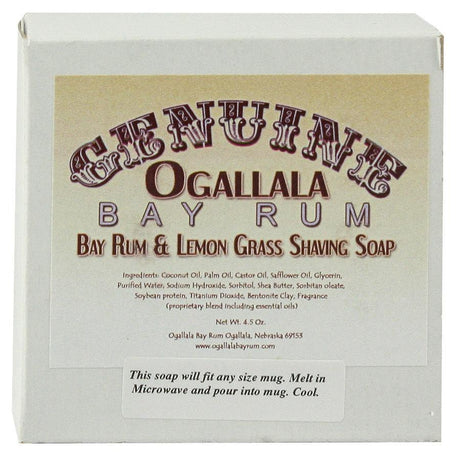 Ogallala - Shaving Soap - Bay Rum and Lemongrass