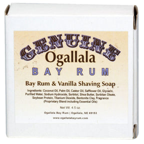 Ogallala - Shaving Soap - Bay Rum and Vanilla
