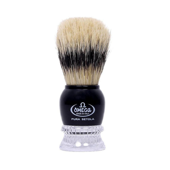 Omega Boar Bristle Shaving Brush - Badger Effect - 10275