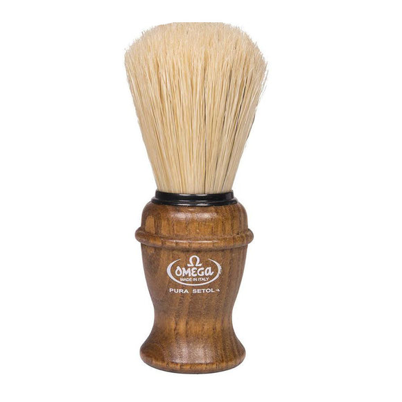 Omega - 11137 Boar Bristle Shaving Brush - 24mm Ash Handle