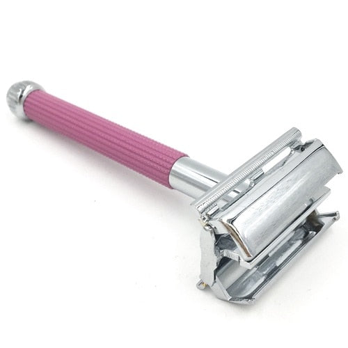 Parker - 29L Lavender Women's Long Handle Butterfly Open Safety Razor