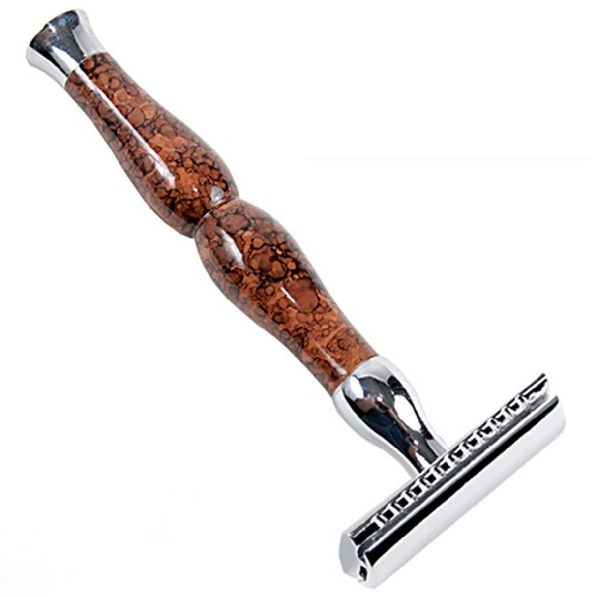 The Parker 45R is a striking three-piece safety razor. It is unique in every facet. We often call it our "Art-Deco" razor. However, don't let its good looks fool you - it is a great shaver. With extra heft this razor shaves through the toughest stubble with ease.