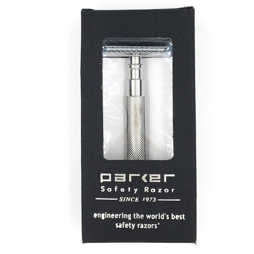 Parker 64S Stainless Steel Safety Razor | The Razor Company