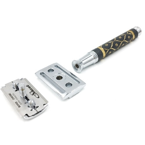 Parker 65R Gray and Gold Safety Razor | The Razor Company