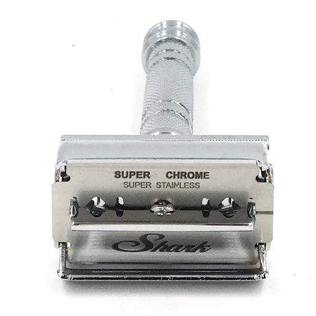  This beautifully designed chrome plated all brass razor is a smooth shaver. Parker Safety Razor has been making the highest quality, precision engineered safety razors for over 45 years.  Razor type: Butterfly Open Razor  Weight: 4 oz.  Length: 3.8 in.  Handle material: Genuine brass frame, chrome plated