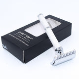 Parker - 70C White And Chrome Open Comb Safety Razor