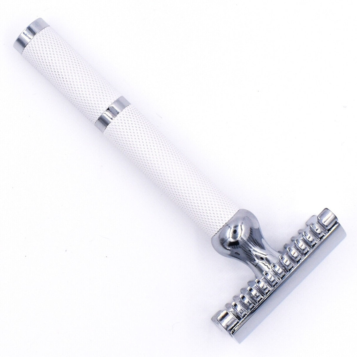 Parker - 70C White And Chrome Open Comb Safety Razor