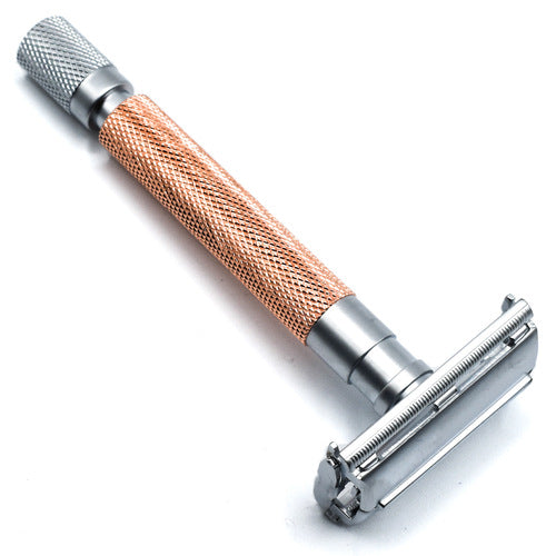 Parker 74R Rose Gold & Satin Chrome Safety Razor | The Razor Company