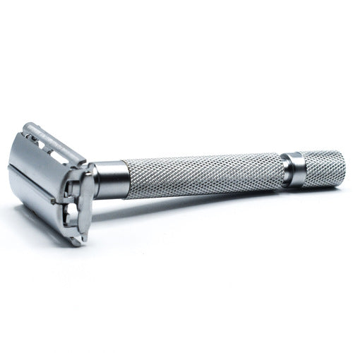 Parker - 74R Satin Chrome Heavyweight Butterfly Style Safety Razor