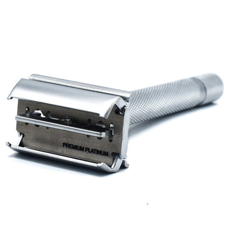 Parker - 74R Satin Chrome Heavyweight Butterfly Style Safety Razor