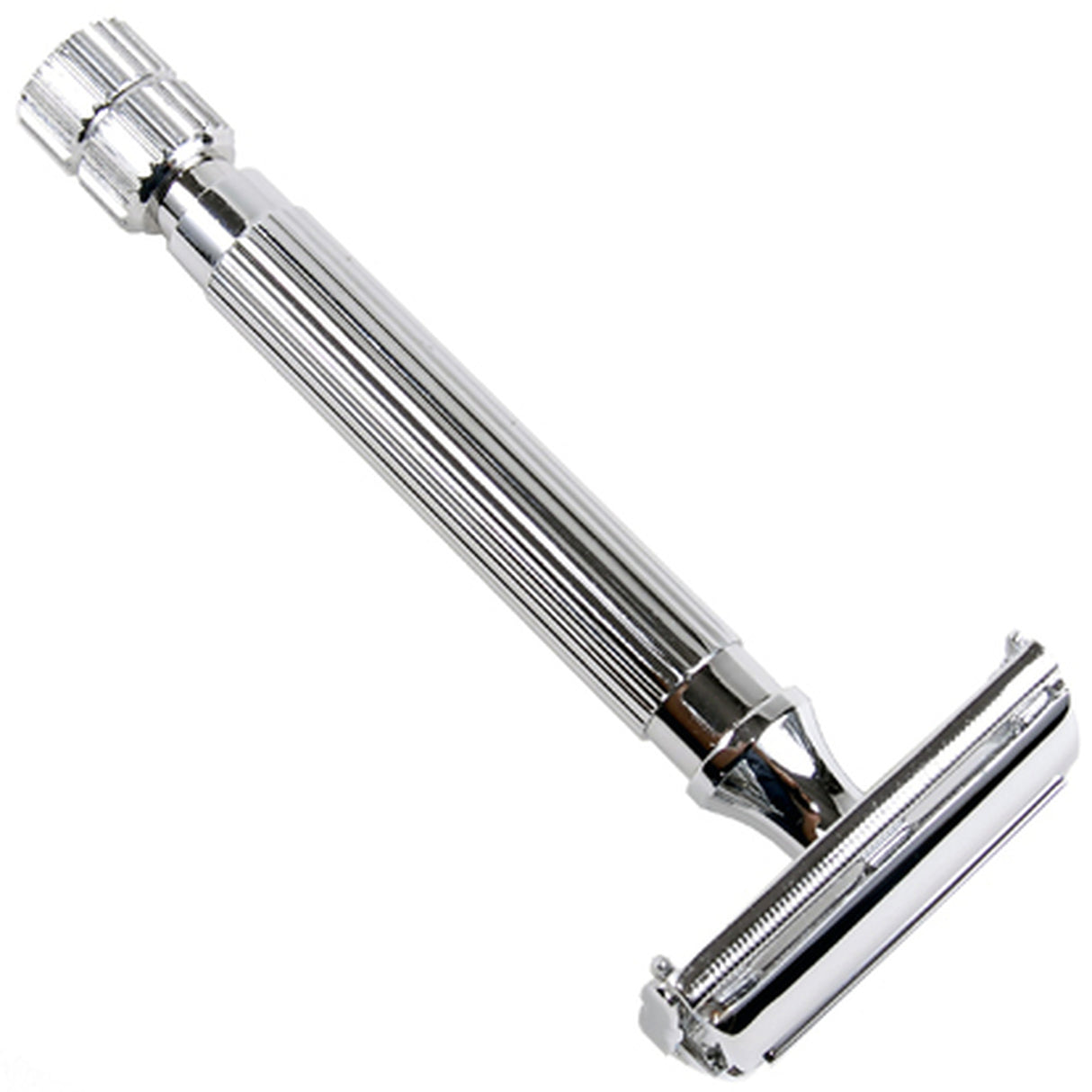 The Parker 82R is a classic twist-to-open butterfly safety razor. It has a wonderful heft and its textured handles make it perfect for use with wet and soapy hands. Parker's famous butterfly head delivers an excellent shave - both close and comfortable. This is an excellent razor for those new to safety razors or for experienced shavers. It's classic styling makes this razor a great gift too!