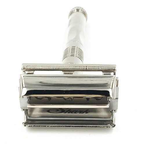 The Parker 90R was introduced in the USA. in 2002. Since then, it has undergone several upgrades, including a redesigned head, added weight and new plating technology. Like every other Parker, it is a world class razor that delivers an incredible shave. Its unique design certainly is an "eye catcher".