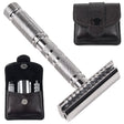 Parker - A1R 4-Piece Travel Safety Razor And Leather Case