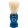 Parker - Blue Wood Handle Boar Shaving Brush and Stand