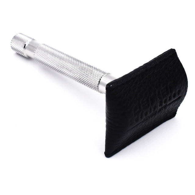 Parker - Leather Double Edge Safety Razor Travel Cover - Black