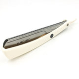 Parker - PTW Push Type White Handle Shavette Straight Razor