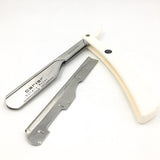 Parker - PTW Push Type White Handle Shavette Straight Razor