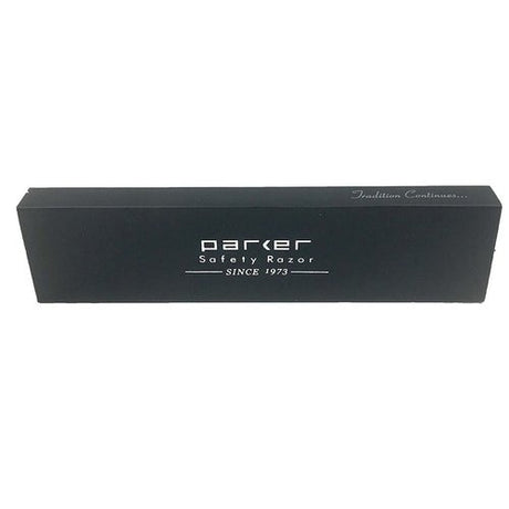Parker - SRB Clip Type Black Handle Stainless Steel Shavette Straight Razor