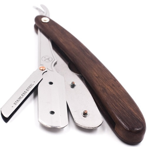 Parker - SRDW Sheesham Wood Clip Type Shavette Straight Razor