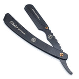 Parker - SRX Stainless Steel Shavette Straight Razor - Black Finish