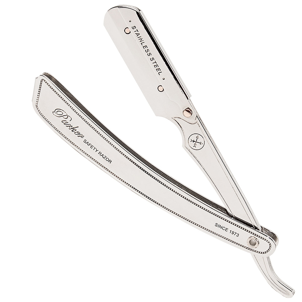 PARKER RAZOR　Swedish Steel【西洋剃刀】 Parker - Srx Stainless Steel Shavette Straight Razor | Free
