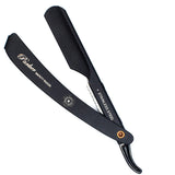 Parker -  Stainless Steel Adjustable Black Handle Shavette Straight Razor