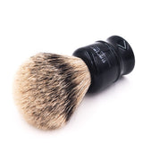 Parker - Travel Silvertip Badger Shaving Brush with Case