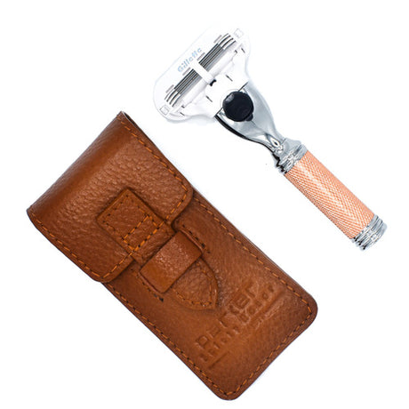 Parker-Venus-Compatible-Travel-Razor-With-Leather-Case