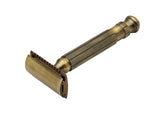 Pearl - Double Edge Safety Razor L-55 Antique Brass (Close Comb)