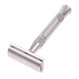 Pearl Shaving - Blaze - Machined DE Safety Razor with Blades and Washers - Satin Finish