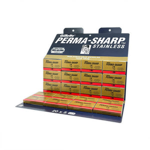 Perma-Sharp - Double Edge Razor Blades - Pack of 100 Blades