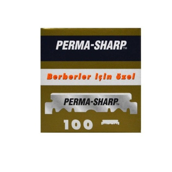 Perma-Sharp - Single Edge Razor Blades - Saloon Style - Pack of 100 Blades
