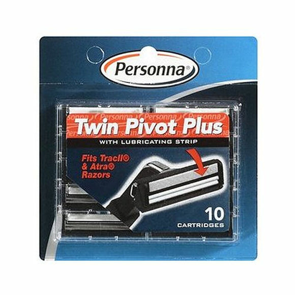 Personna - Twin Pivot Plus Cartridges - 10 Count