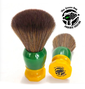 Phoenix Artisan Accoutrements - 24mm Hybrid Tribble Synthetic Brush - The Green Ray