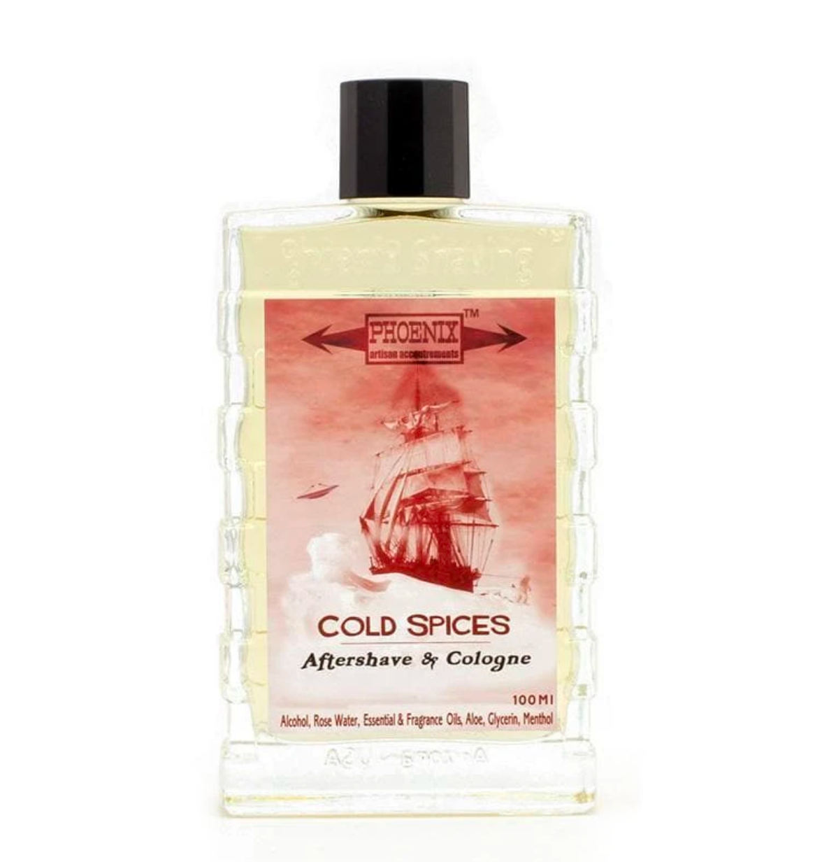 Phoenix Artisan Accoutrements - Aftershave Cologne Lightly Mentholated - Cold Spices