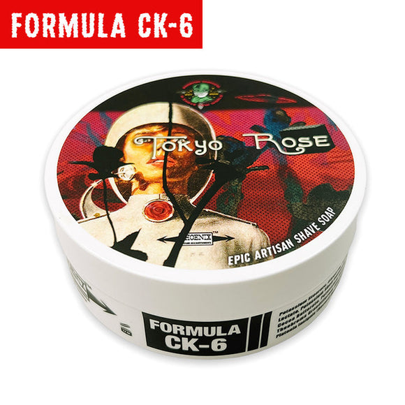 Phoenix Artisan Accoutrements - Tokyo Rose - Formula CK-6 Shaving Soap