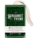 Pre de Provence  - Soap on a Rope - Bergamot & Thyme