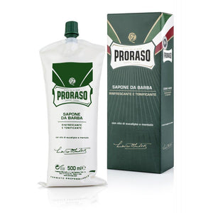 Proraso - Green Shaving Cream with Eucalyptus and Menthol - Professional Size 500ml