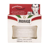 Proraso - Green Tea and Oat Pre and Post Cream Glass Jar - 100ml