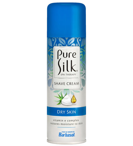 Pure Silk - Dry Skin Shave Cream - 7.25 Ounces