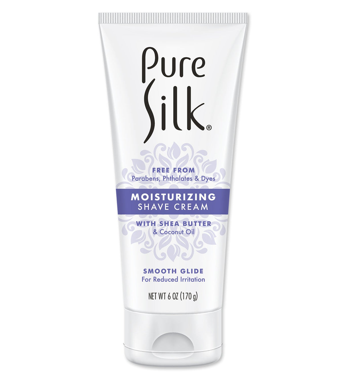 Pure Silk - Moisturizing Non-Aerosol Shave Cream - 6 Ounces